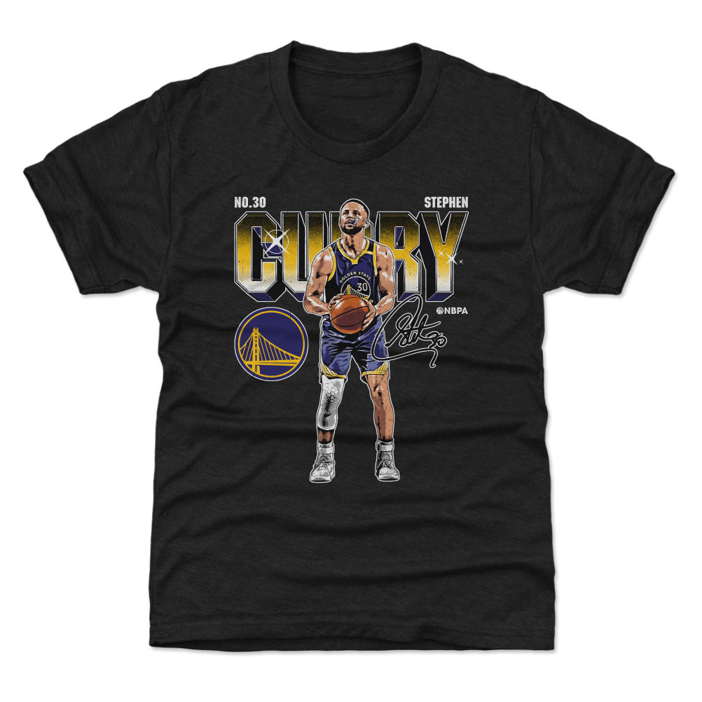Steph Curry Golden State Warriors Futuristic Kids T-Shirt – 500 LEVEL