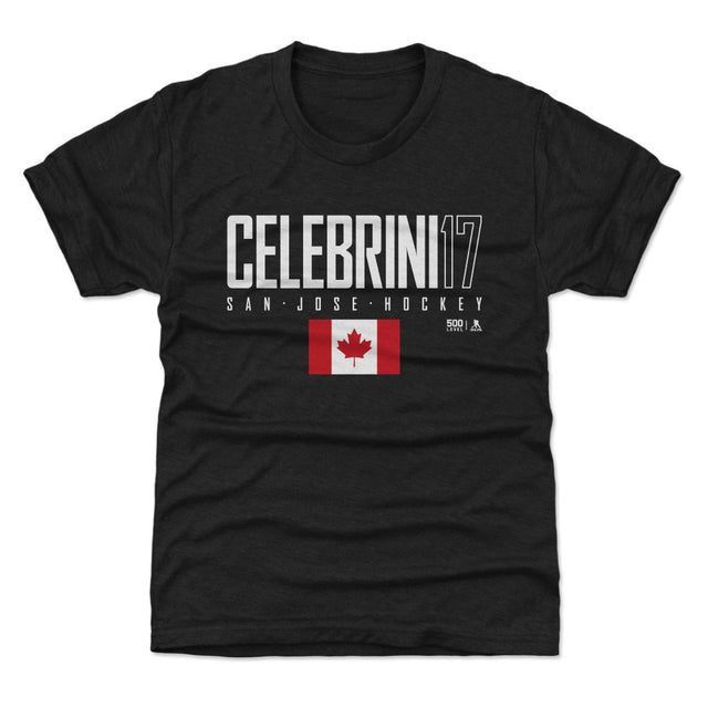 Macklin Celebrini Kids T-Shirt | 500 LEVEL