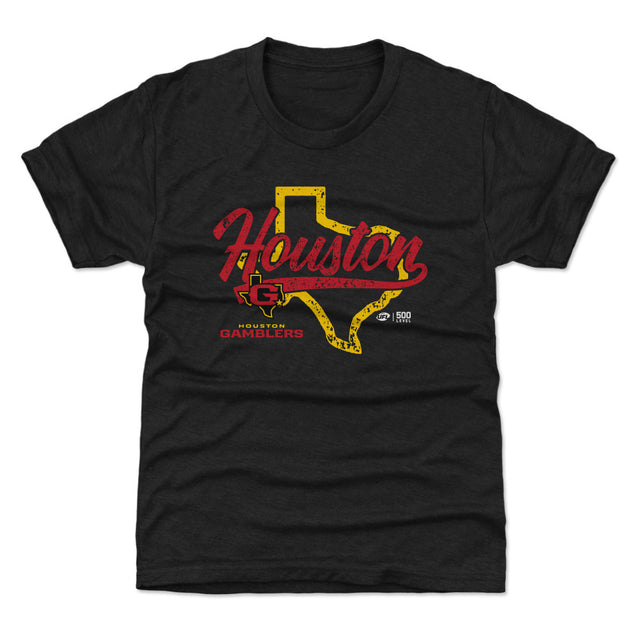 Houston Gamblers Kids T-Shirt | 500 LEVEL