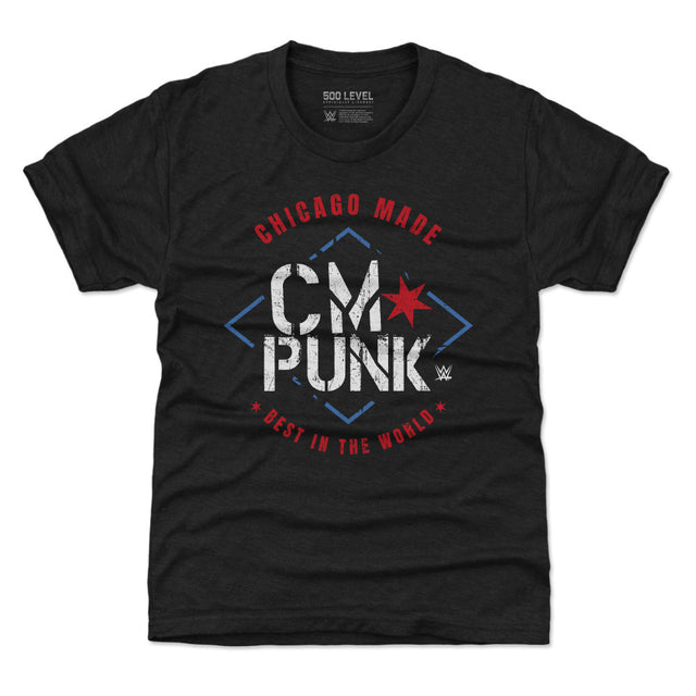 CM Punk Kids T-Shirt | 500 LEVEL