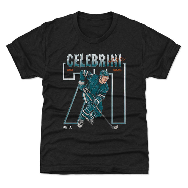 Macklin Celebrini Kids T-Shirt | 500 LEVEL