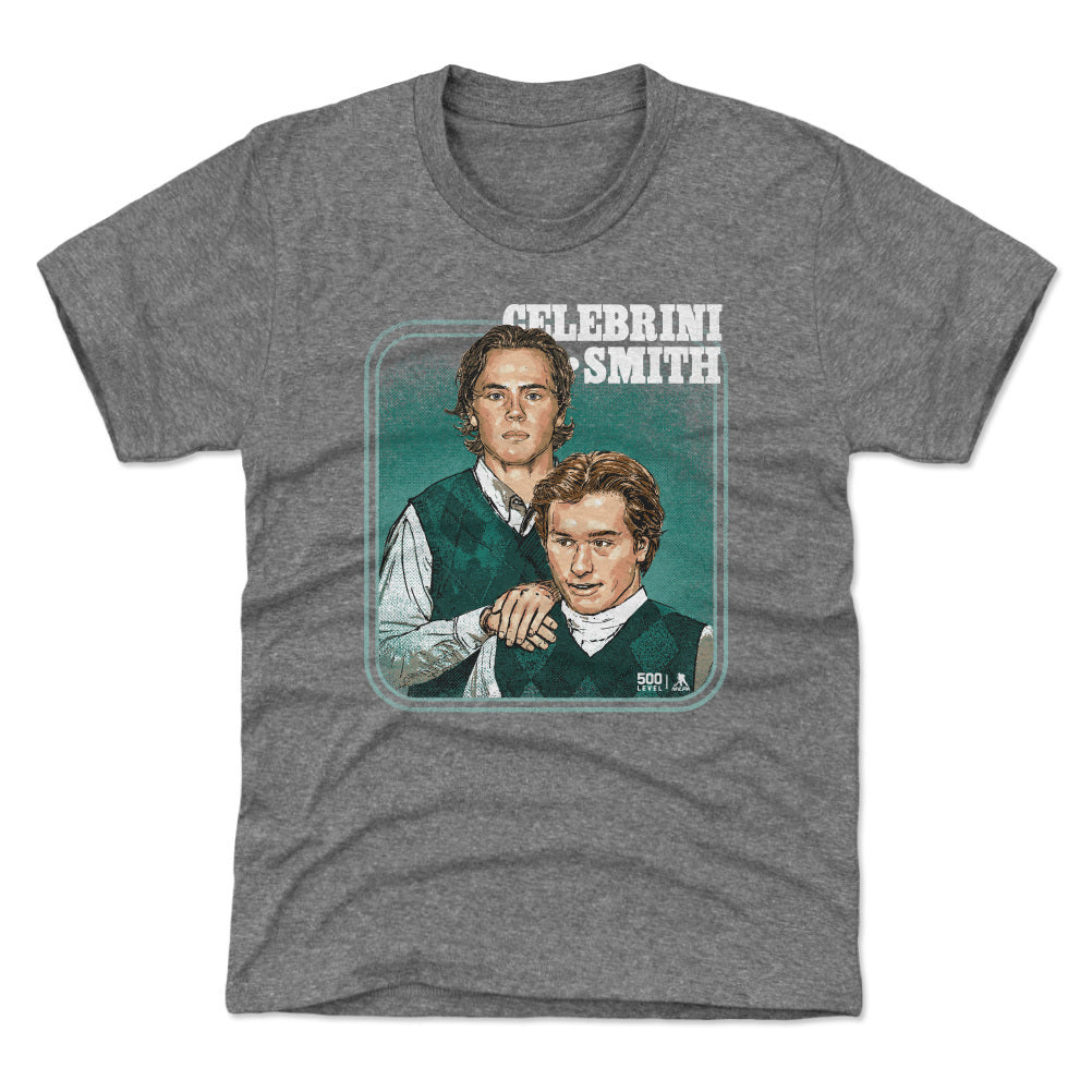 Macklin Celebrini Kids T-Shirt | 500 LEVEL