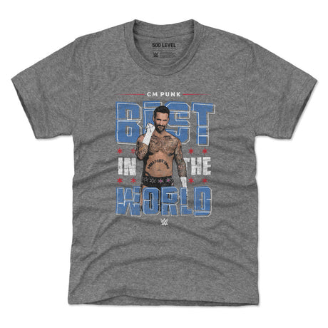 CM Punk Kids T-Shirt | 500 LEVEL