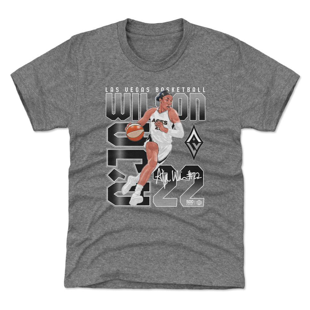 A'ja Wilson Kids T-Shirt | 500 LEVEL