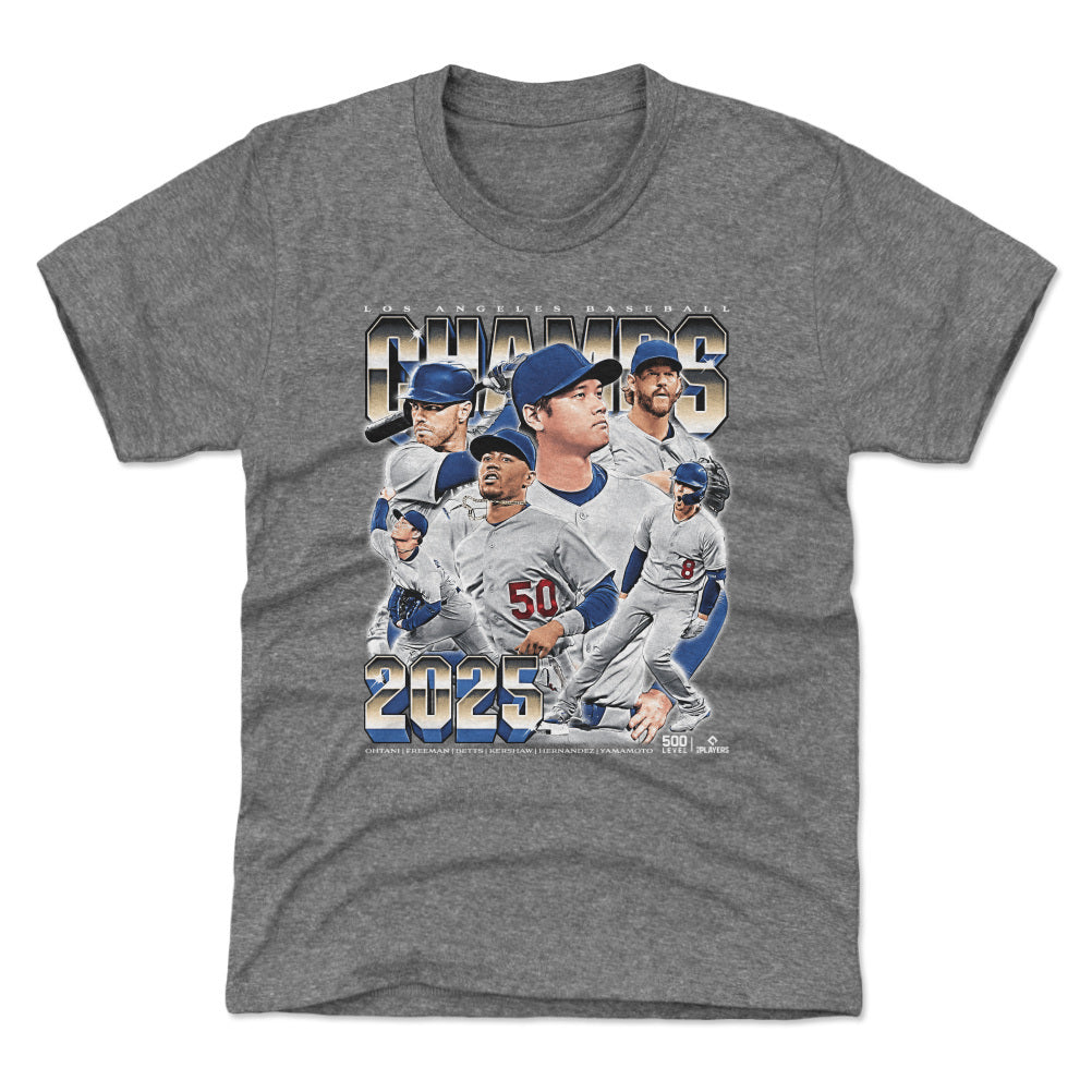 Los Angeles D Baseball Kids T-Shirt | 500 LEVEL
