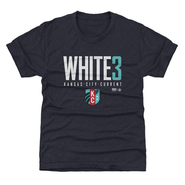 Amelia White Kids T-Shirt | 500 LEVEL