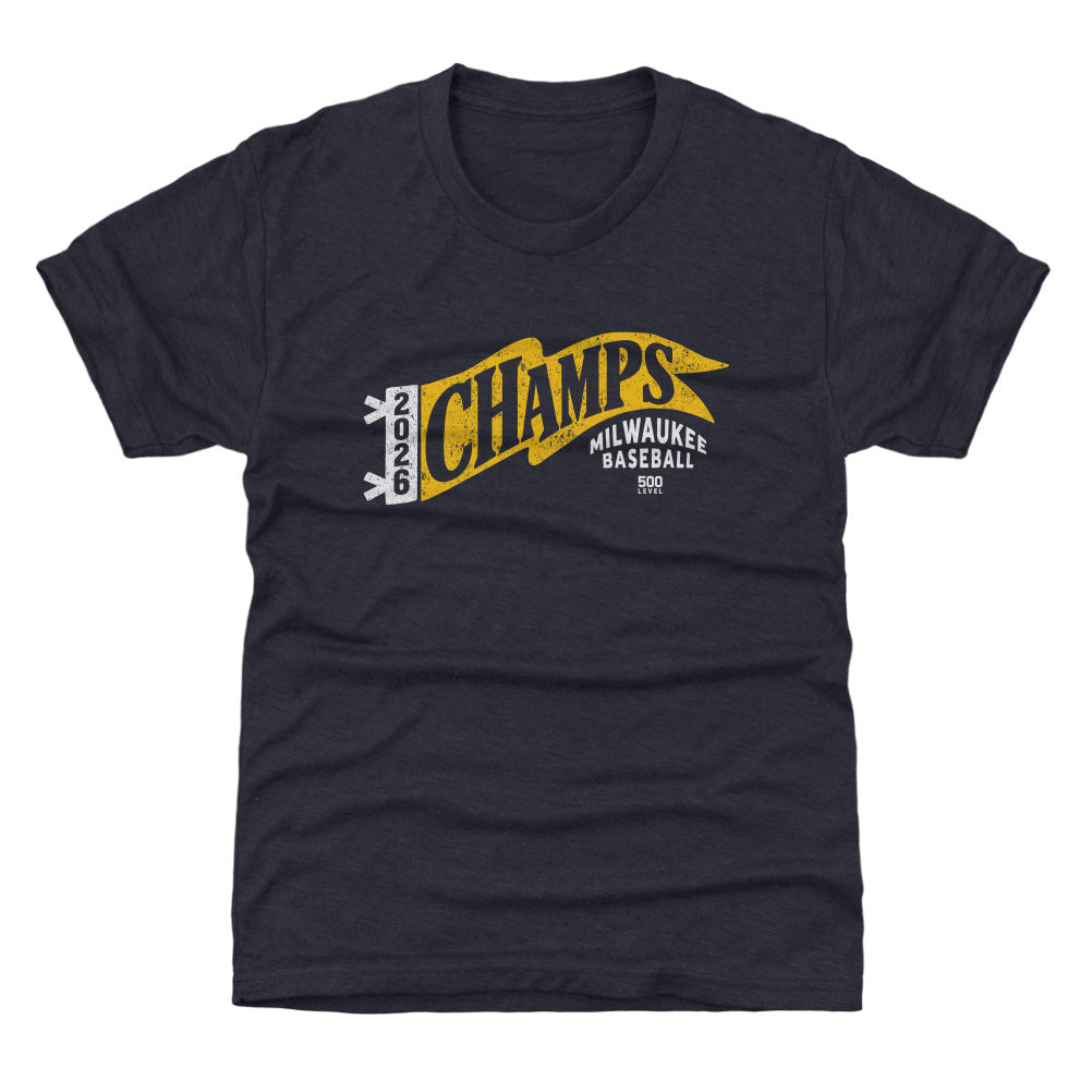 Milwaukee Baseball Kids T-Shirt | 500 LEVEL