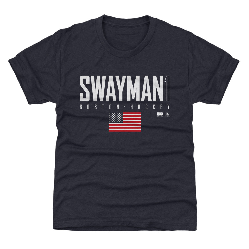 Jeremy Swayman Kids T-Shirt | 500 LEVEL