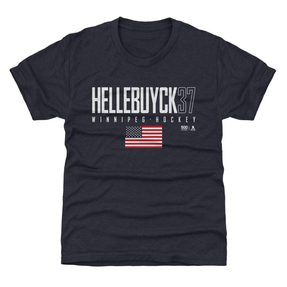 Connor Hellebuyck Kids T-Shirt | 500 LEVEL