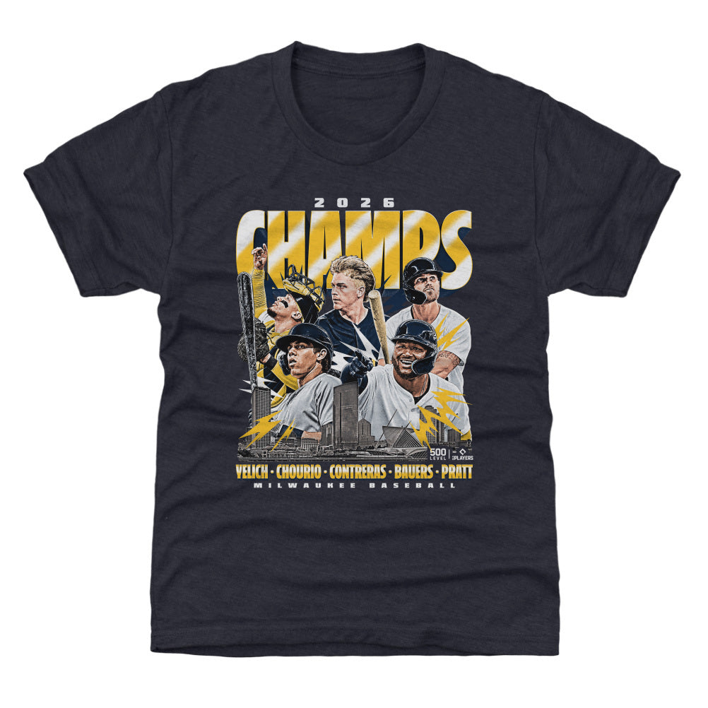 Milwaukee Baseball Kids T-Shirt | 500 LEVEL
