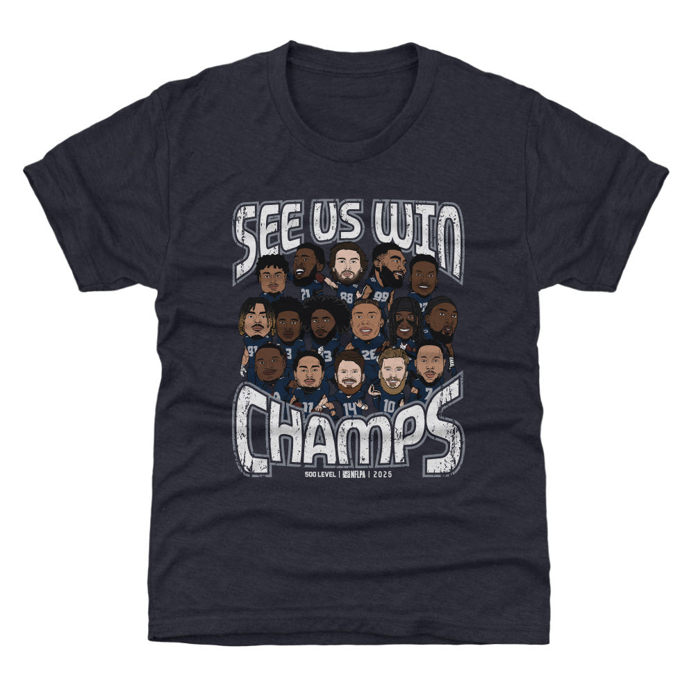 Seattle Football Kids T-Shirt | 500 LEVEL
