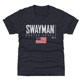 Jeremy Swayman Kids T-Shirt | 500 LEVEL