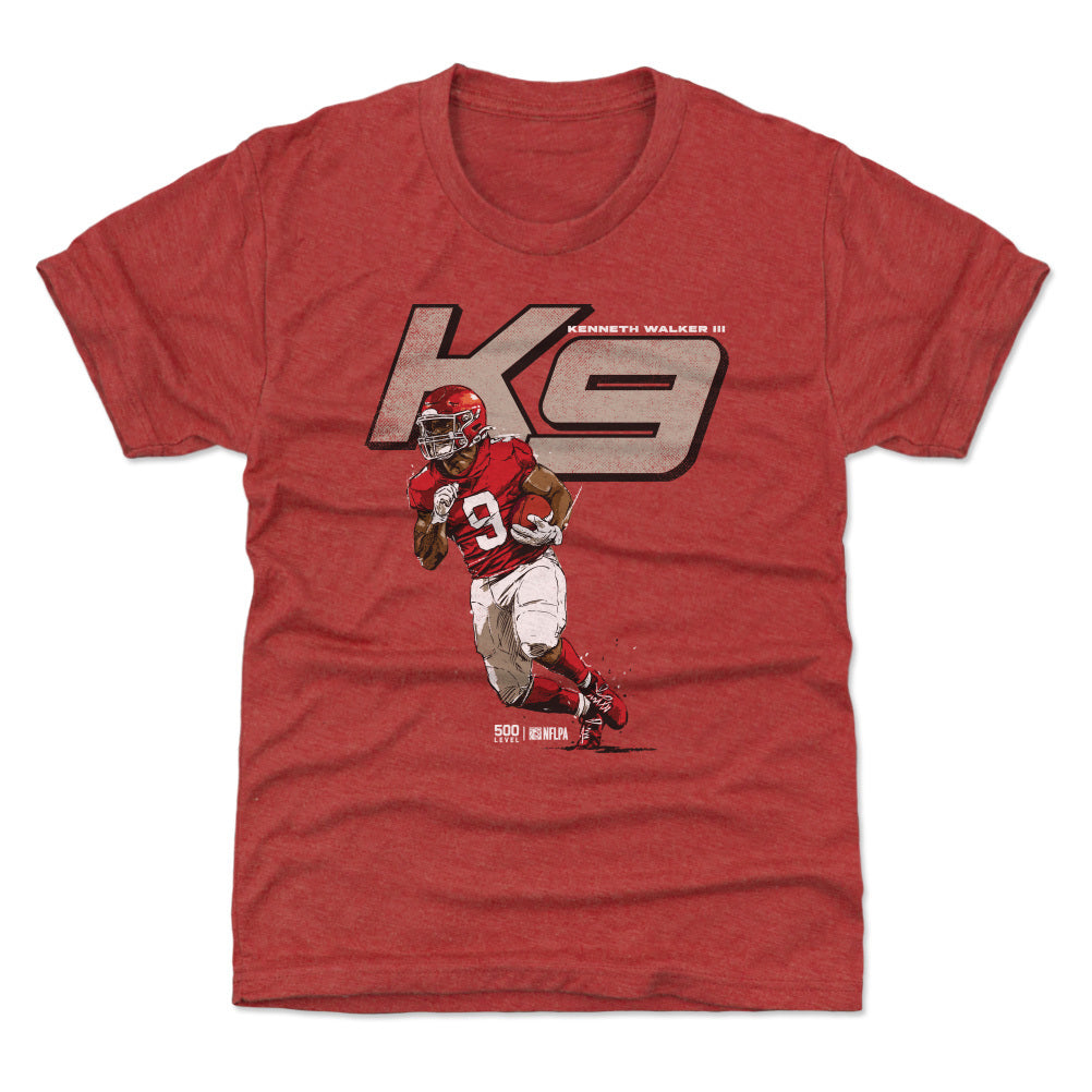 Kenneth Walker III Kids T-Shirt | 500 LEVEL