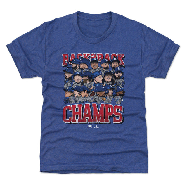 Los Angeles D Baseball Kids T-Shirt | 500 LEVEL