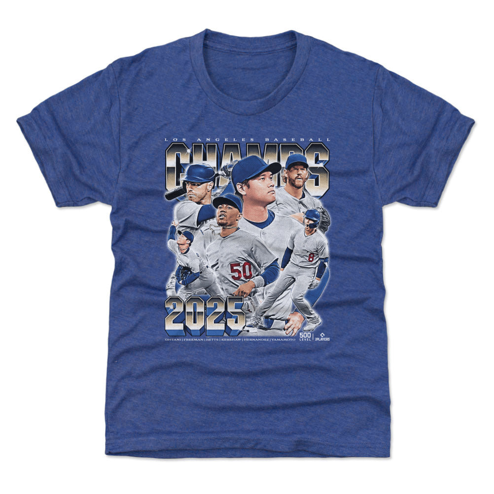 Los Angeles D Baseball Kids T-Shirt | 500 LEVEL