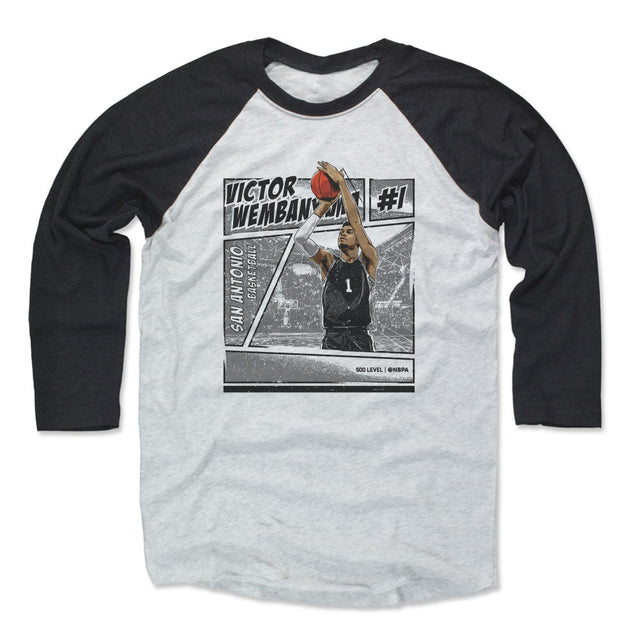 Victor Wembanyama Men's Baseball T-Shirt | 500 LEVEL