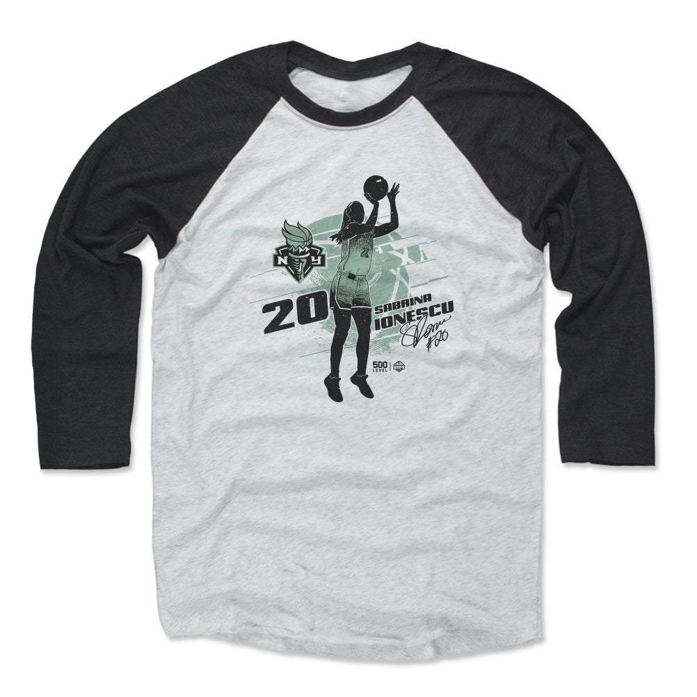 Sabrina Ionescu Men's Baseball T-Shirt | 500 LEVEL