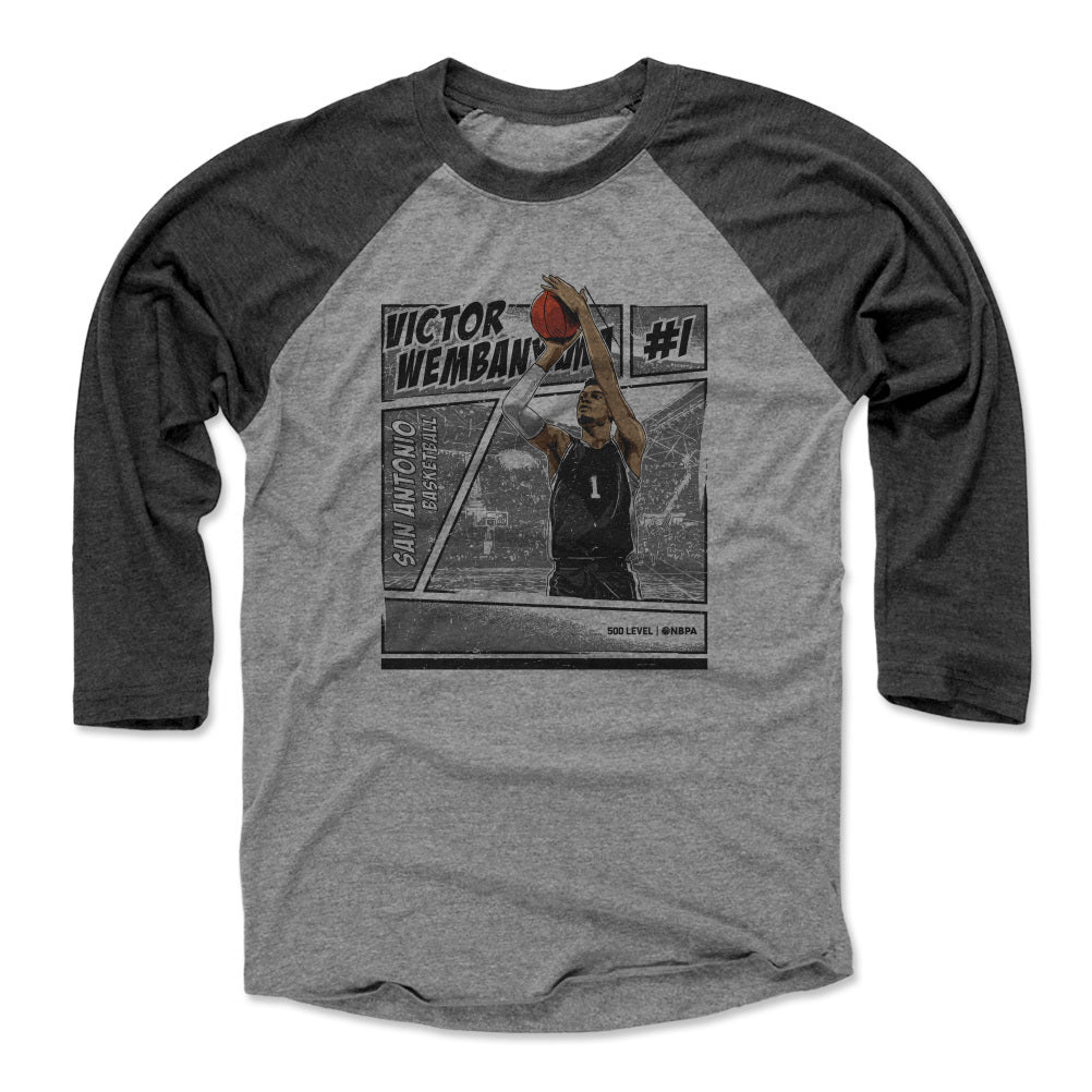 Victor Wembanyama Men's Baseball T-Shirt | 500 LEVEL