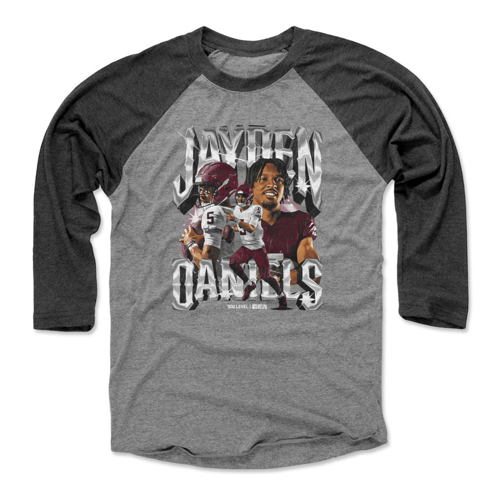 Jayden Daniels Men's Baseball T-Shirt | 500 LEVEL