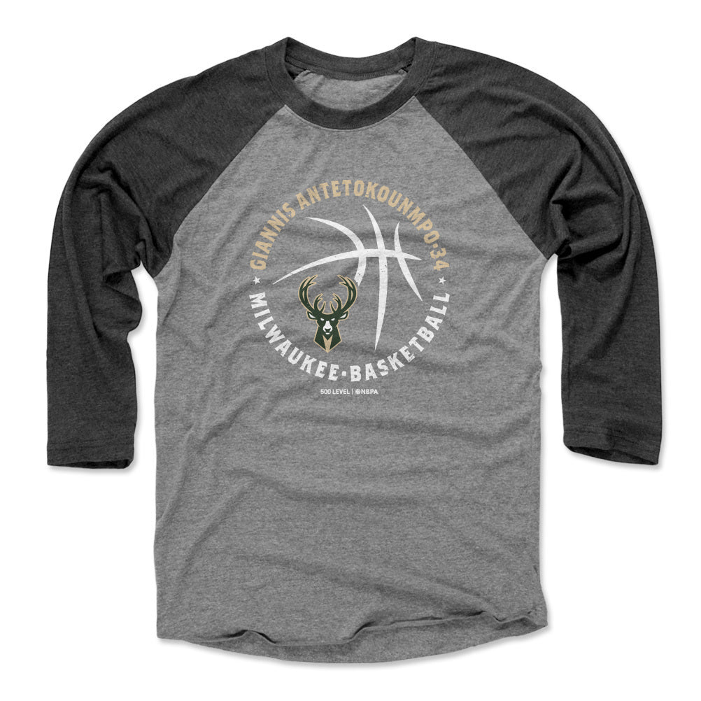 Giannis Antetokounmpo Men's Baseball T-Shirt | 500 LEVEL
