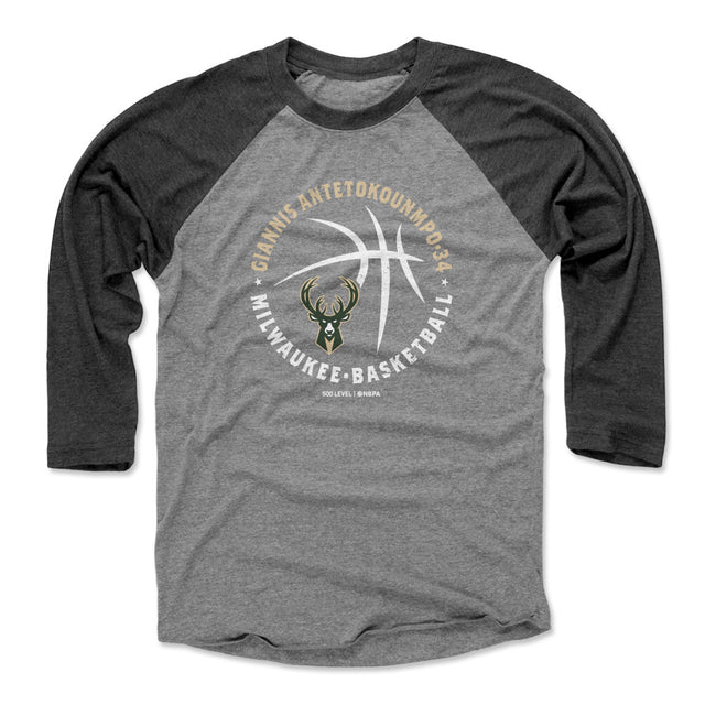 Giannis Antetokounmpo Men's Baseball T-Shirt | 500 LEVEL