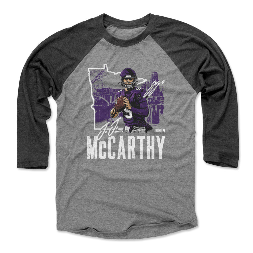 J.J. McCarthy Men&#39;s Baseball T-Shirt | 500 LEVEL