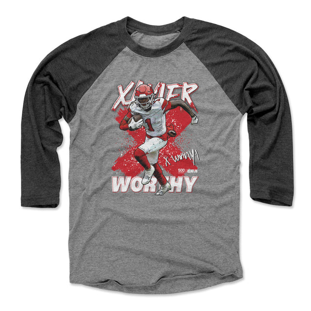 Xavier Worthy Men's Baseball T-Shirt | 500 LEVEL