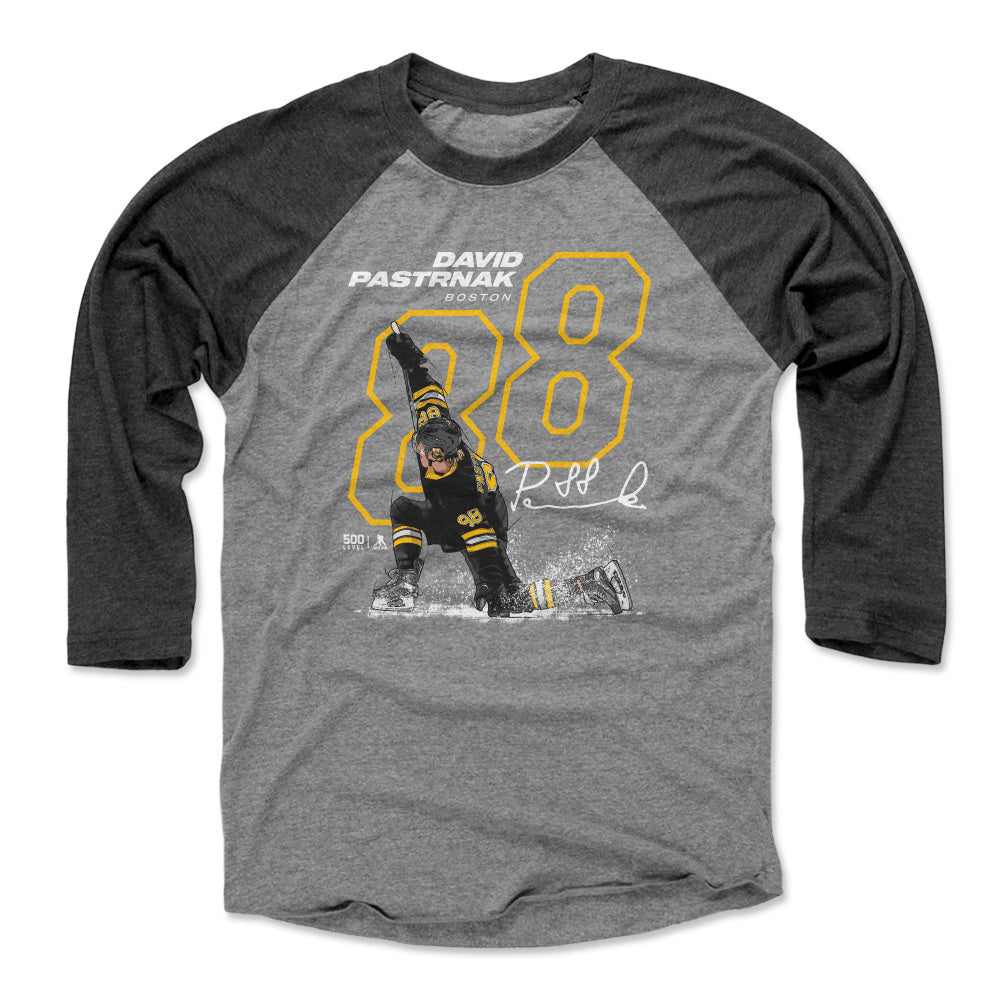David Pastrnak Men's Baseball T-Shirt | 500 LEVEL
