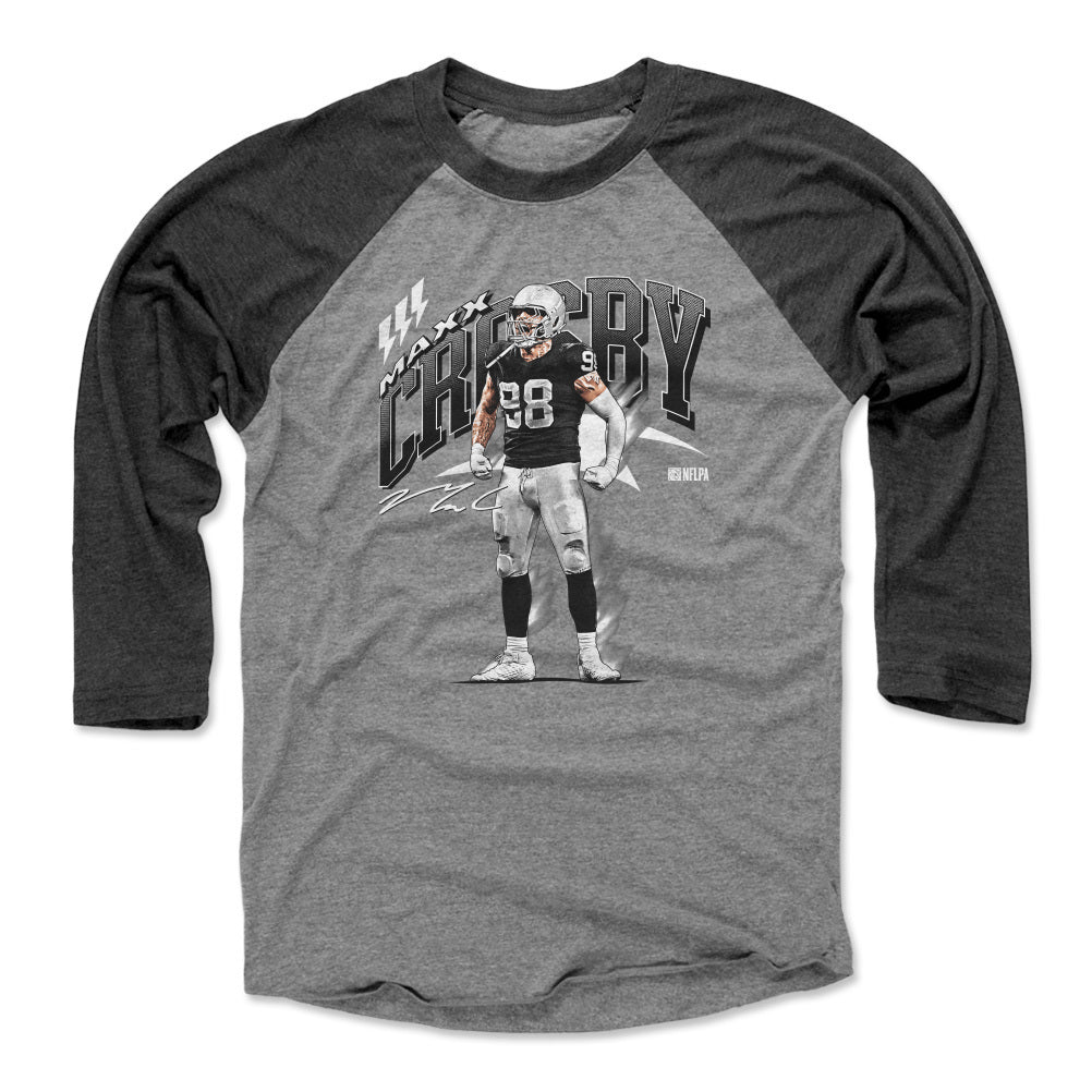 Maxx Crosby Men's Baseball T-Shirt | 500 LEVEL