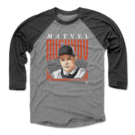 Matvei Michkov Men's Baseball T-Shirt | 500 LEVEL