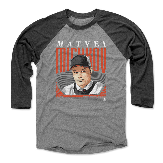 Matvei Michkov Men's Baseball T-Shirt | 500 LEVEL