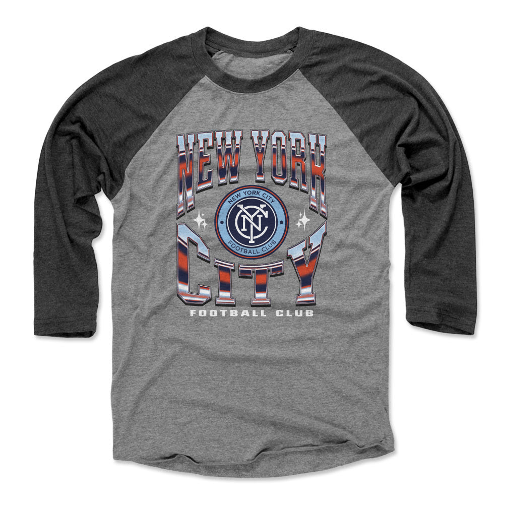New York City FC Men&#39;s Baseball T-Shirt | 500 LEVEL