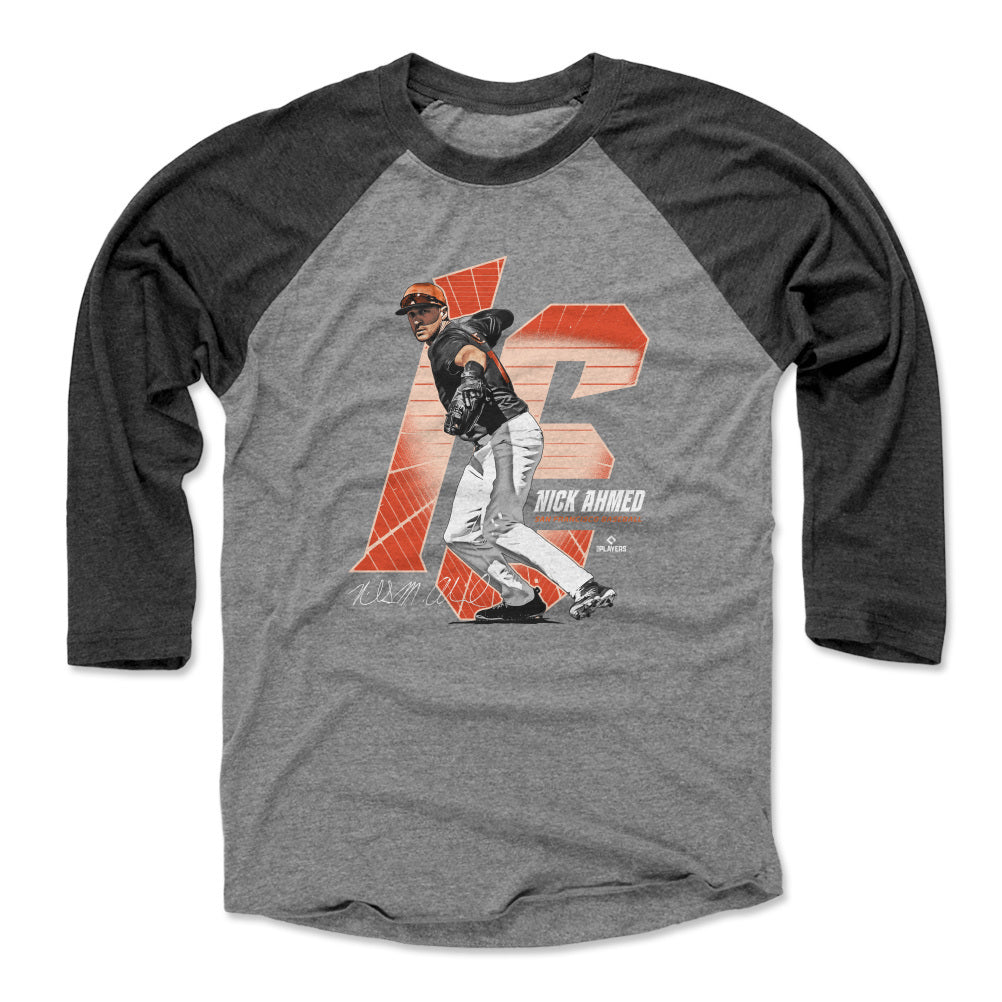 Nick Ahmed Men&#39;s Baseball T-Shirt | 500 LEVEL