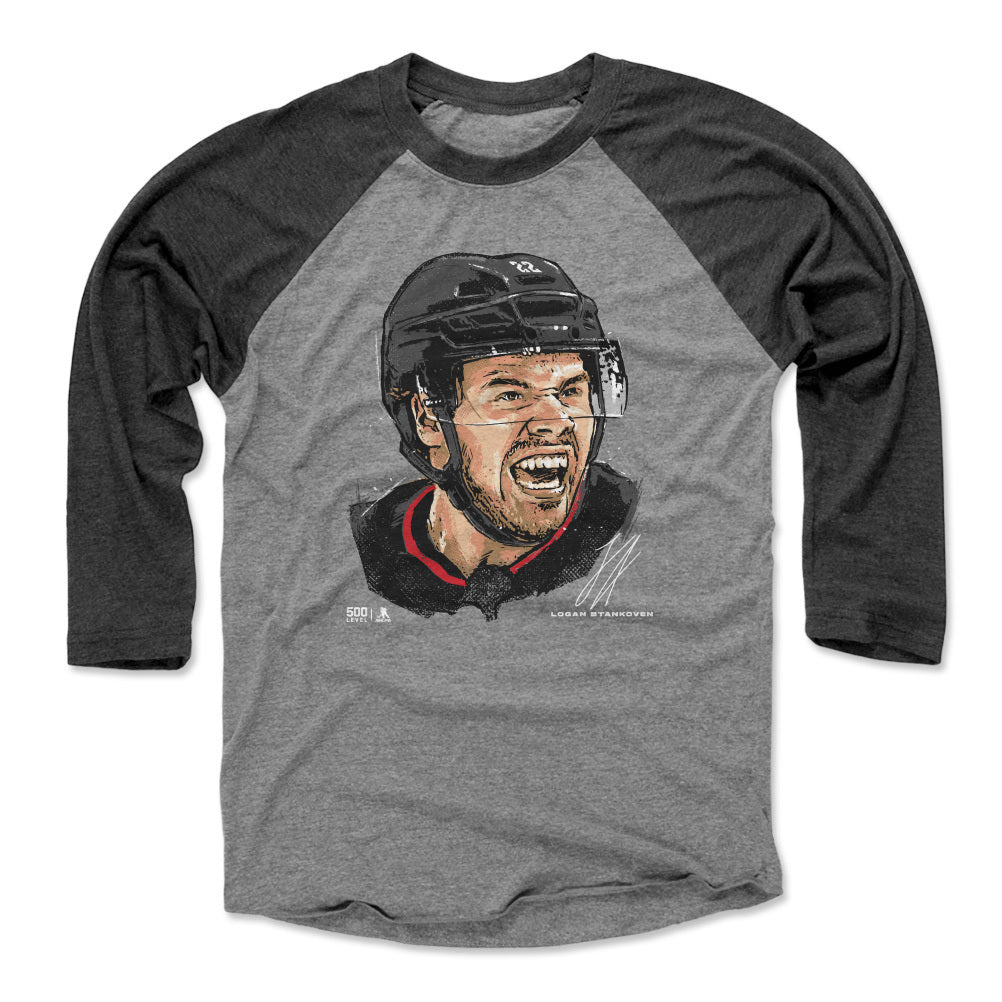 Logan Stankoven Men's Baseball T-Shirt | 500 LEVEL