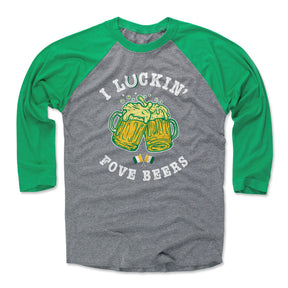 St. Patrick's Day Men's Baseball T-Shirt | 500 LEVEL
