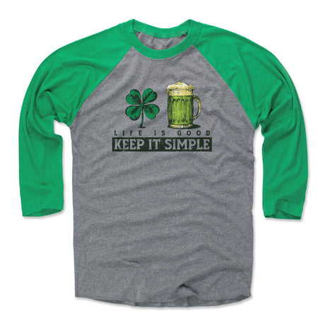 St. Patrick's Day Men's Baseball T-Shirt | 500 LEVEL