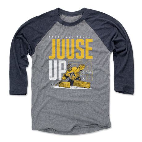 Juuse Saros Men's Baseball T-Shirt | 500 LEVEL