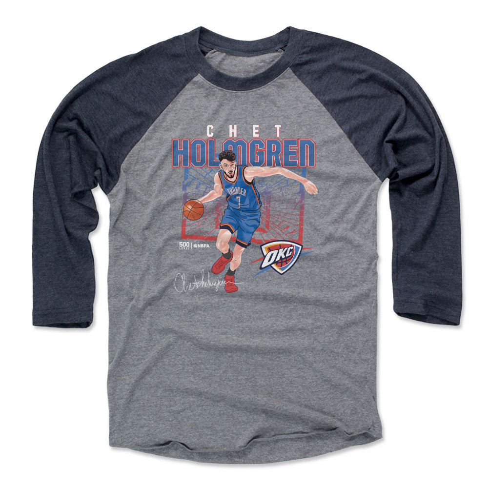 Chet Holmgren Men's Baseball T-Shirt | 500 LEVEL