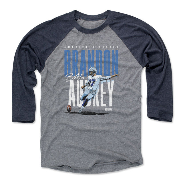Brandon Aubrey Men's Baseball T-Shirt | 500 LEVEL