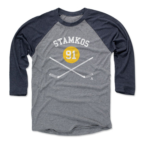Steven Stamkos Men's Baseball T-Shirt | 500 LEVEL
