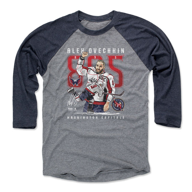 Alex Ovechkin Men's Baseball T-Shirt | 500 LEVEL