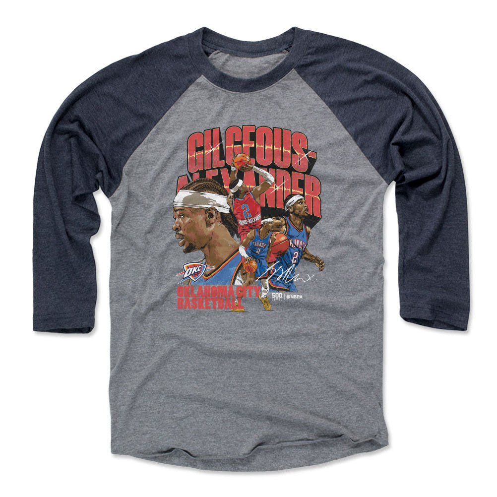 Shai Gilgeous-Alexander Men's Baseball T-Shirt | 500 LEVEL
