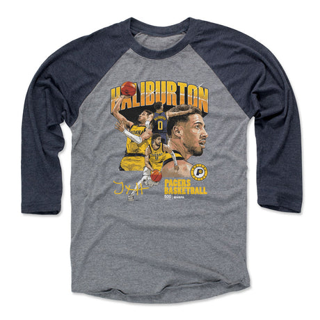 Tyrese Haliburton Men's Baseball T-Shirt | 500 LEVEL
