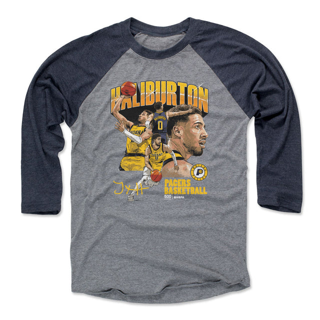 Tyrese Haliburton Men's Baseball T-Shirt | 500 LEVEL