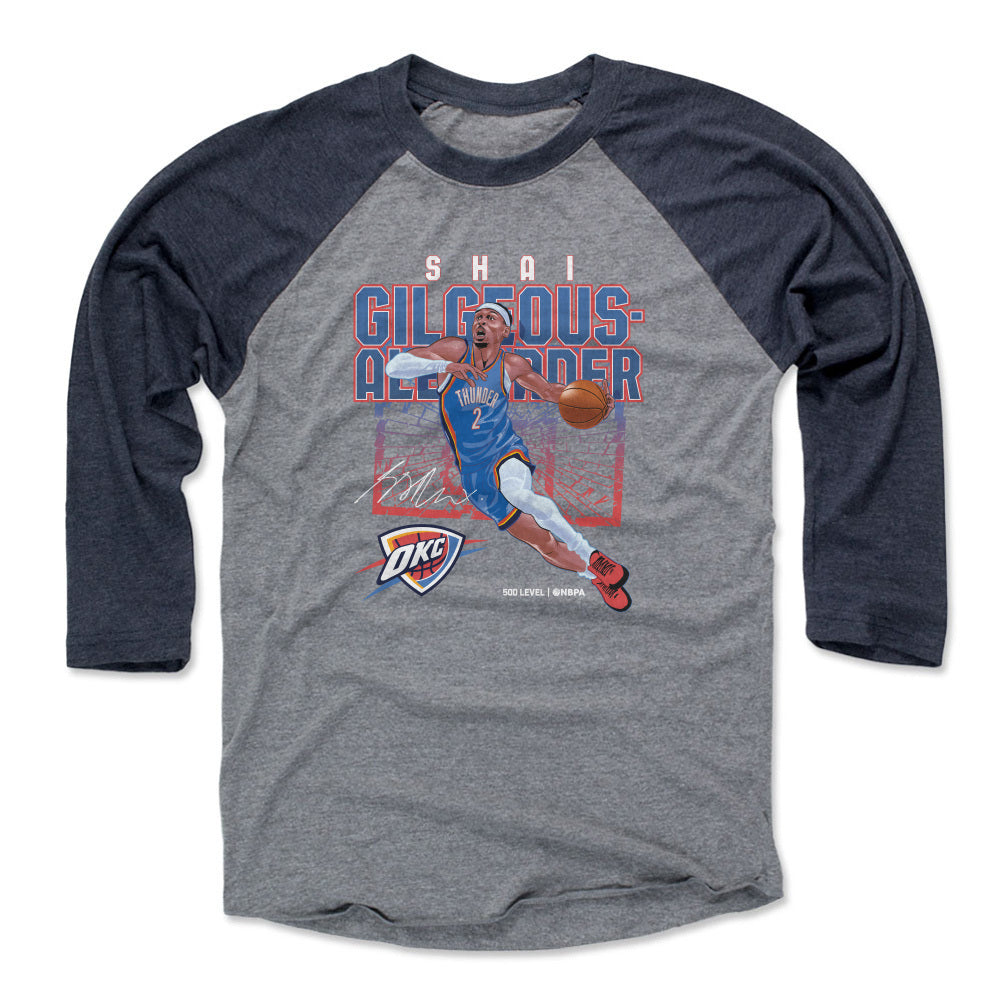 Shai Gilgeous-Alexander Men's Baseball T-Shirt | 500 LEVEL