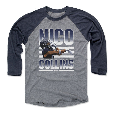 Nico Collins Men's Baseball T-Shirt | 500 LEVEL