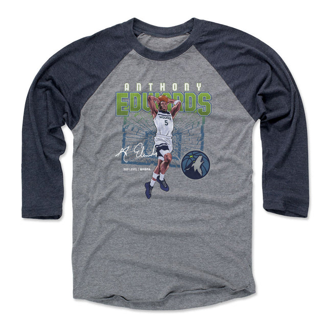 Anthony Edwards Men's Baseball T-Shirt | 500 LEVEL