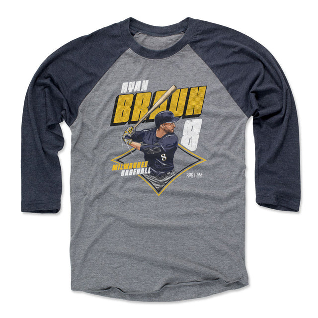 Ryan Braun Men's Baseball T-Shirt | 500 LEVEL