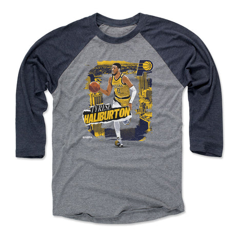 Tyrese Haliburton Men's Baseball T-Shirt | 500 LEVEL