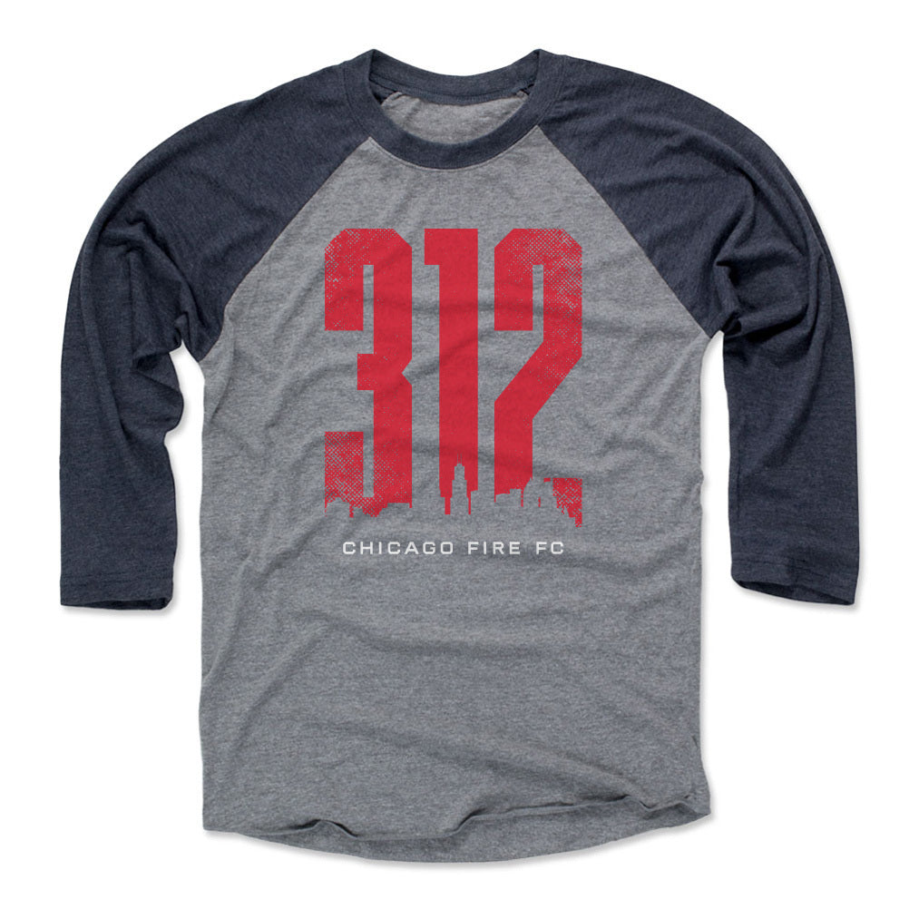 Chicago Fire FC Men&#39;s Baseball T-Shirt | 500 LEVEL